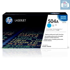 HP 504A (CE251A) Cyan Original LaserJet Toner Cartridge